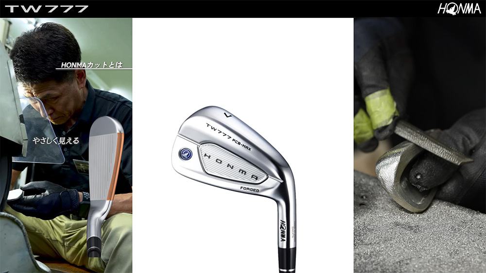 Kỹ thuật mài nghiêng chính xác ở phần trên mặt gậy, giúp tư thế ngắm bóng dễ dàng hơn ngay cả với loft đứng